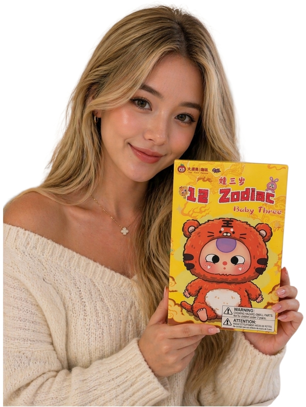 Baby Three 12 Zodiac Plush Blind Box Sealed Kawaii Collectible Anime Art Toy New